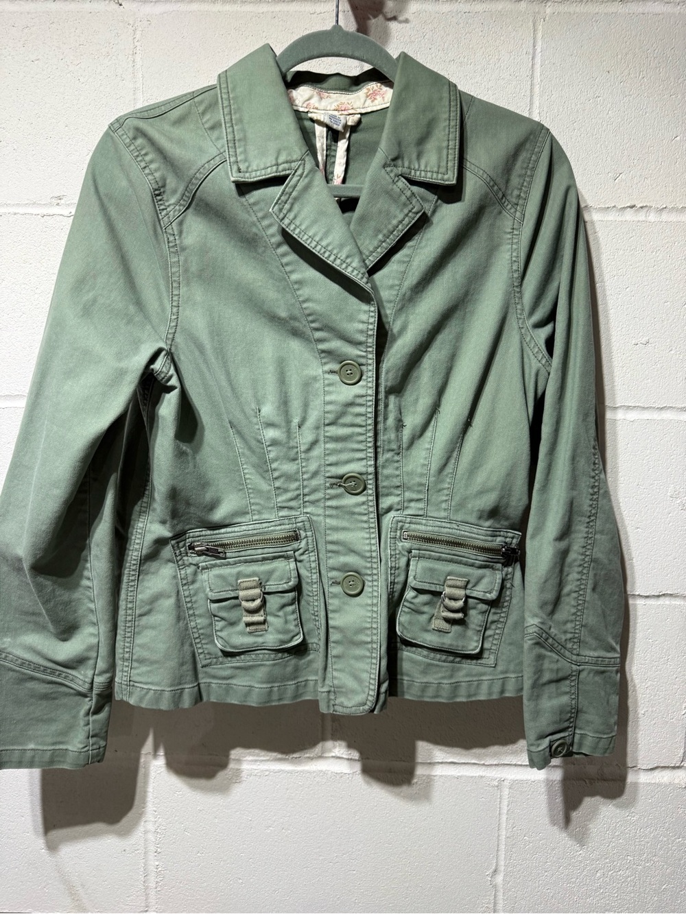 Old Navy Light Sage Green Utility Jacket